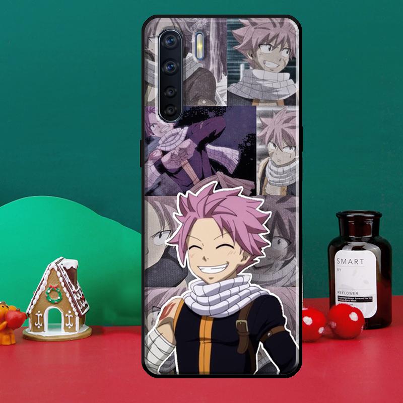 Husa de telefon Fairy Tail Natsu pentru OPPO Reno 5 Lite 2Z 2F A5 A9 A53 A31 2020 A52 A72 A91 A83 A15 A94 A74 A54