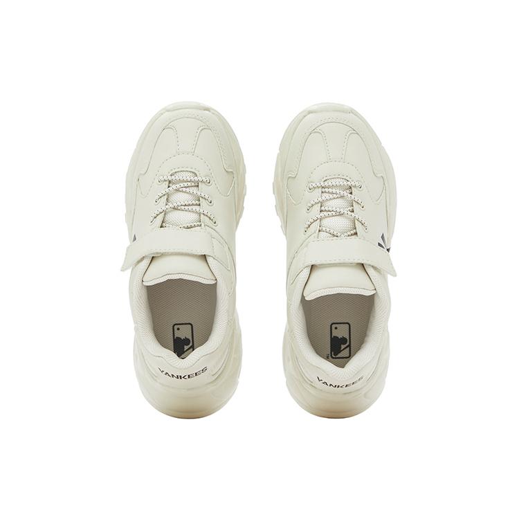 MLB New York Yankees Fashion Low-Top Casual Shoes Kids sneaker Beige 7ASHC204N-50BGS