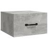 Vidaxl Hanging Bedside Cabinet, Concrete Grey, 35X35X20 Cm