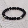 Simple Style Mens Bracelet Natural Tiger Eyes Hematite Stone Braslet Meditation Jewelry Accessories Black Braclet Pulsera Homme