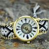 Orologio Intrecciato da Donna Dreamcatcher con Quadrante in Vetro per Regalo e Uso Casual