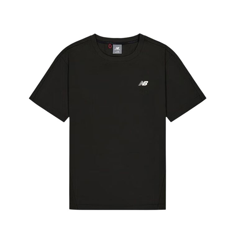 New Balance T Shirts Men s Black Crew Neck Thin NEF23211-BK M