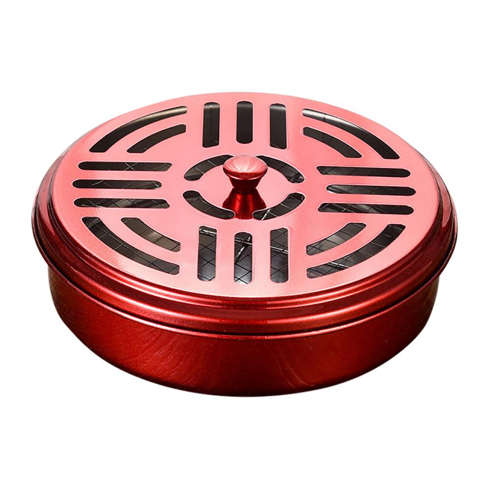 Mosquito Repellent Box Durable Mosquito Coil Disk Stable Convenient  Premium Mosquito Incense Box with Cover
