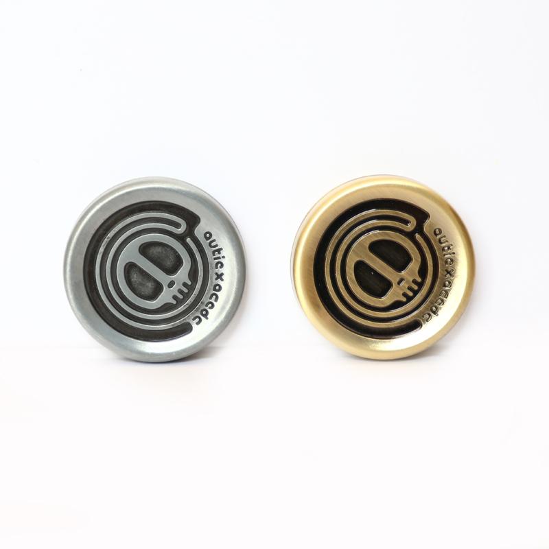 Devil Milk Cap Magnetic Haptic Coins EDC Adult Metal Fidget Toys Autism Sensory Toys ADHD Hand Spinner Anxiety Stress Relief