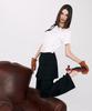 Twenty Forty Cat Wrap Mini Skirt Black