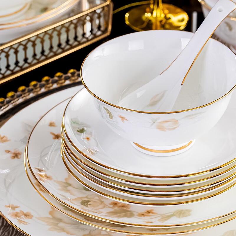 Ru Han Jingdezhen Microwave-Safe Ceramic Dinnerware Set