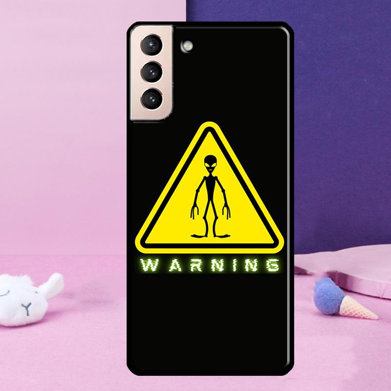 Alien Martian UFO Phone Case For Samsung Galaxy S25 S24 Ultra S9 S10 S20 S21 S22 Plus S23 FE S24 FE Cover