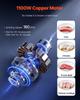 Commercial Electric Meat Grinder Slicer 14 Lbs/Min Sausage Stuffer Maker