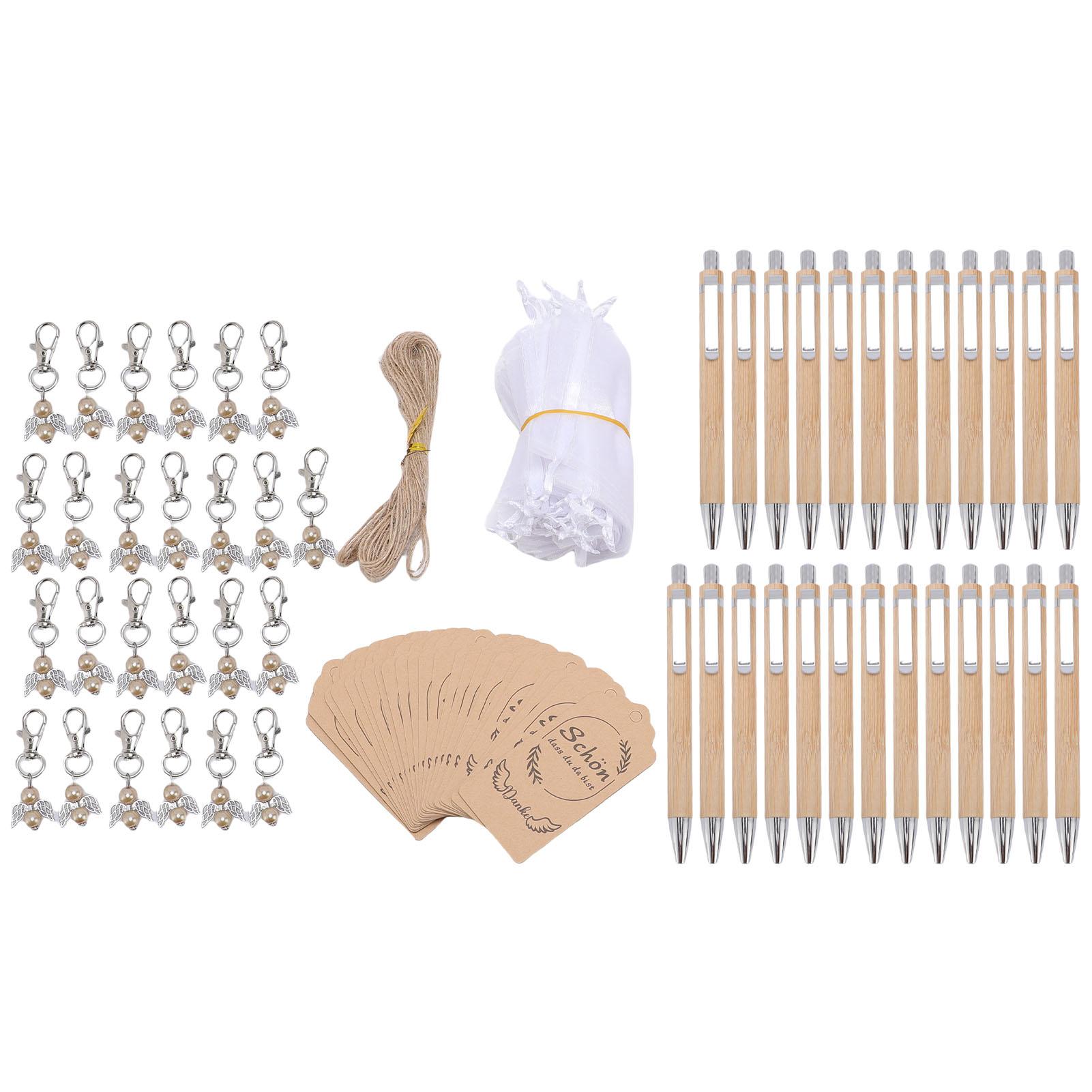 

Свадебные сувениры Набор брелоков Многофункциональная шариковая ручка-брелок Бирки-мешочки с песком и набор веревок