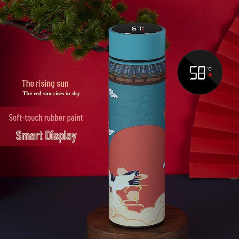316 Stainless Steel Insulated Smart Cup, Tea & Water Separation, Stylish Gift for Men & Women