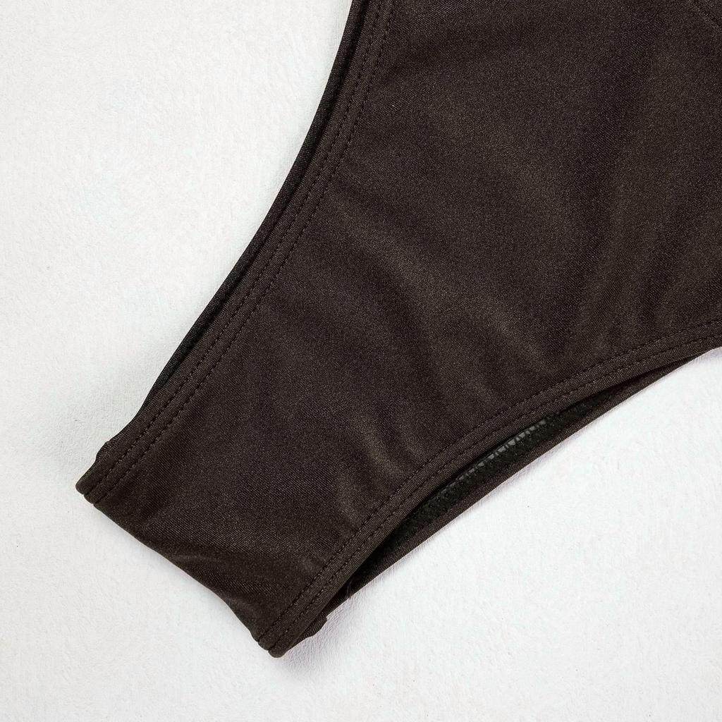 2025 Sjöstjärna Bikini Tredelad Set: Europeisk-amerikansk stil med slits midikjol