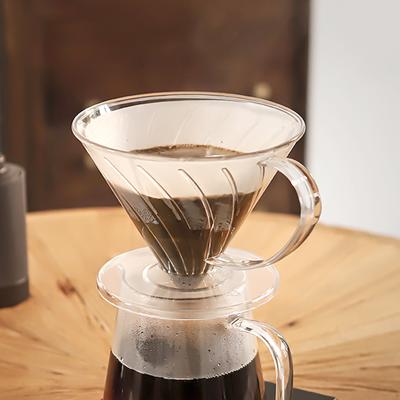 Leeseph Kaffeetropfer aus Kunststoff, zum Übergießen von Kaffeemaschinen, Kaffeetropfer-Filterbecher, wiederverwendbarer Kaffeefilter, Kegel-Tropfbecher für Zuhause
