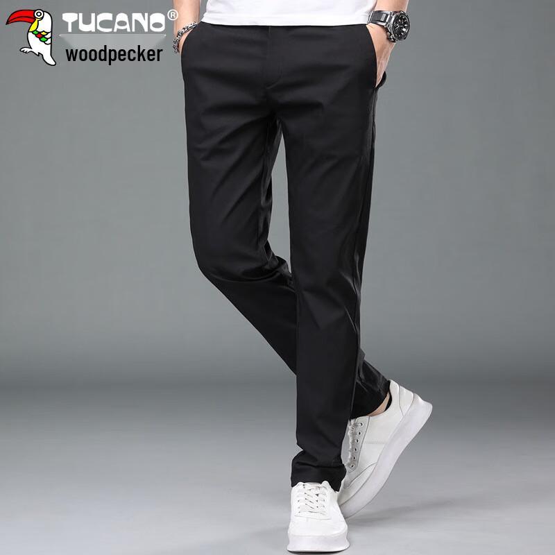 Tucano Men's Ice Silk Business Casual Straight Trousers