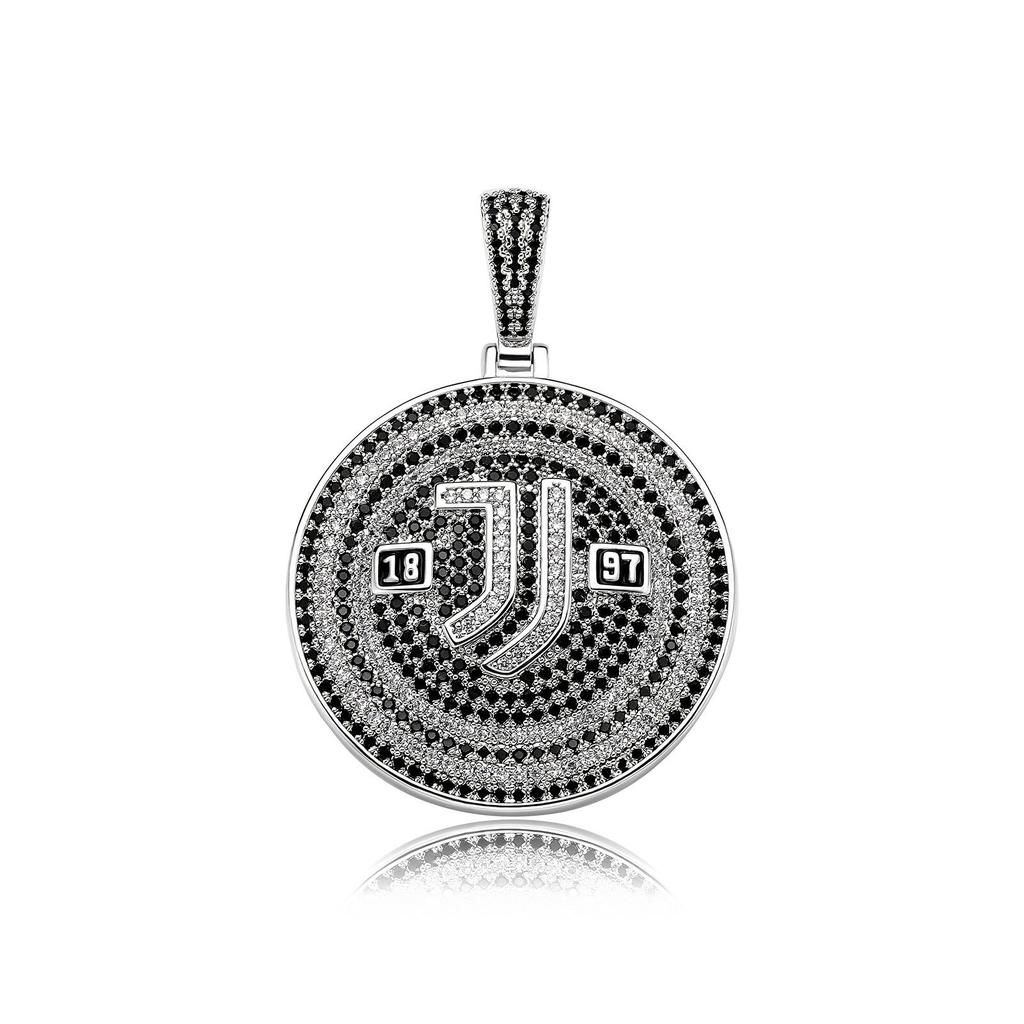 Colier Pandantiv Hip-Hop Insignă Club de Fotbal Ulei Picurător Colorat