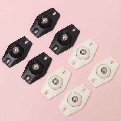 Stainless Steel Paste Casters 360º Universal Wheels Self Adhesive Pulley Mini Universal Pulley