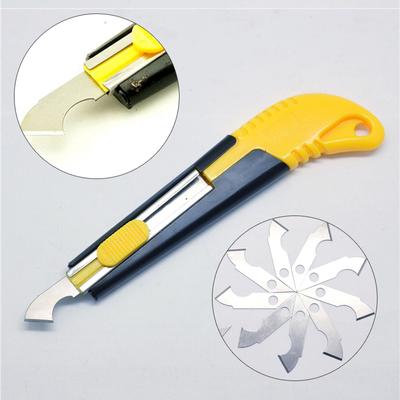 Utensile da taglio a gancio per taglierina per fogli di plastica acrilica in PVC, perspex, con 10 lame di ricambio