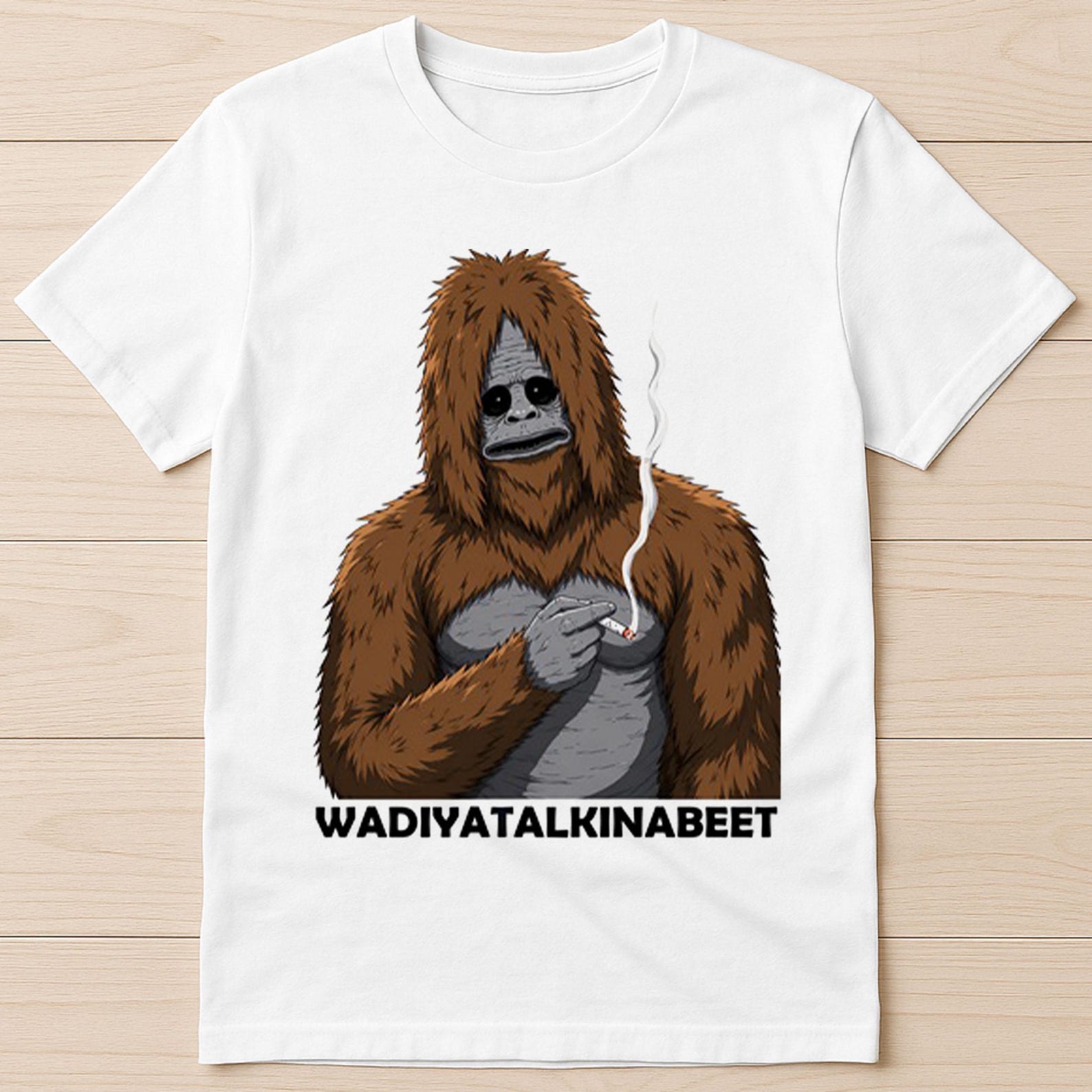 Sassy The Sasquatch Smoke Big Foot Lez Show Meme Funny Gift T-Shirt 8068 L