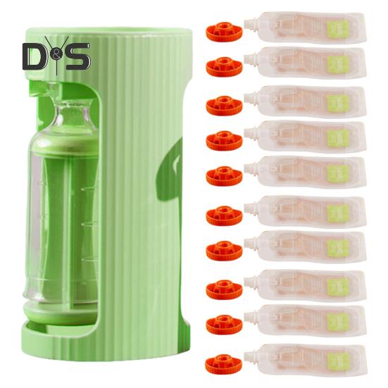 Squeeze Station for Homemade Food Pouch Filling Station Food Pouch Maker with Pouches Bottle Manual Portable Puree Squeezer Tool