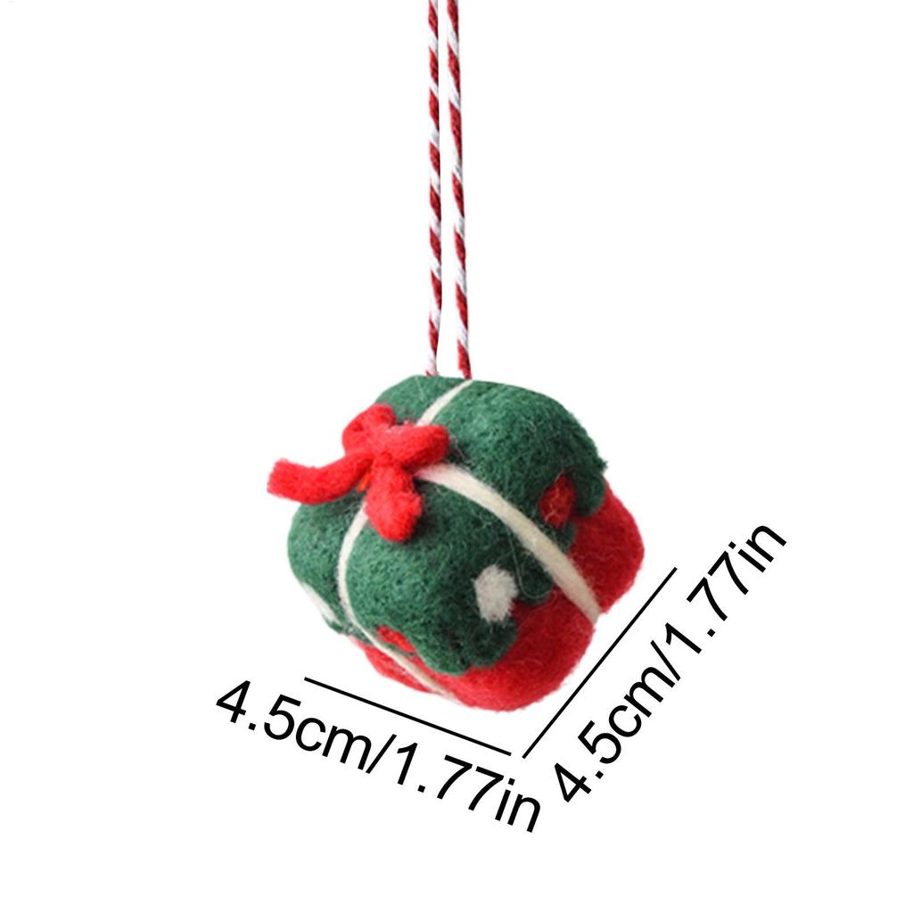 Weihnachtsfilzschmuck Tragbar Wiederverwendbar Festlich Weicher Anhänger Filz Weihnachtsdeko Für Familie Freunde Kinder Feiertagszusammenkunft