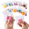 Donut Taba Squishy Bread Food Mochi Squishy Squeeze Stress Relief Toy Sensory Aiti-stress Sticky Squish Keychain Bag Pendant
