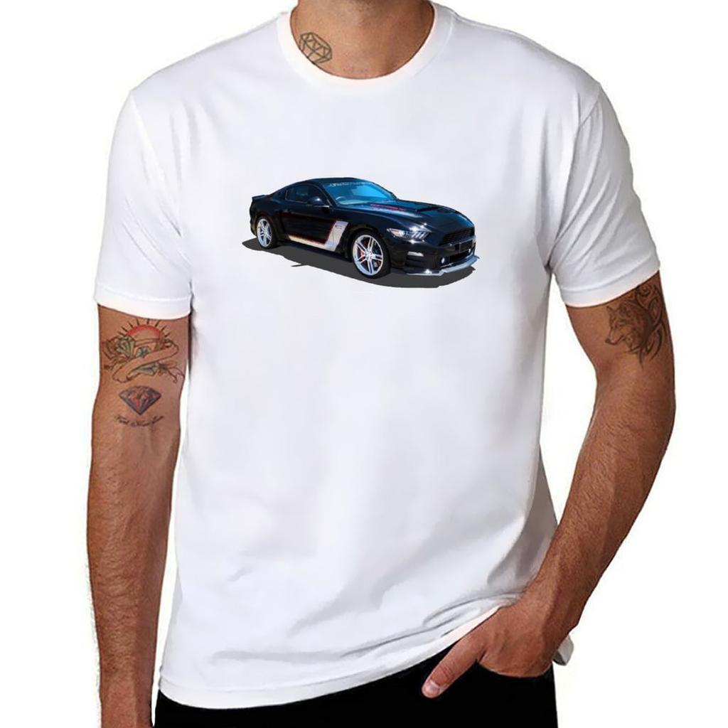 Roush Lade-T-Shirt Weiche Haptik Basic Baumwoll-T-Shirt