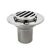 38MM 316 Stainless Steel Floor Deck Cockpit Drain Boats Removable Cover Straight Drain Marine Hardware Boat Accessories