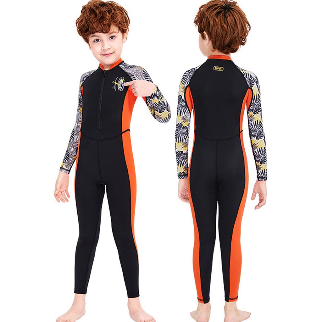 Kid Wetsuit One Piece Swimsuit Sun-Protective Quick-Drying Anti-Wear Anti-Scratch Properties