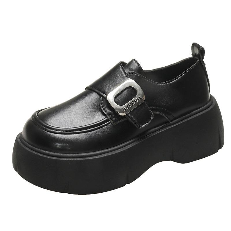 Small Leather Shoes Women's New Autumn Platform Women's Shoes Shallow Mouth Women's Mary Jane Single Shoes
