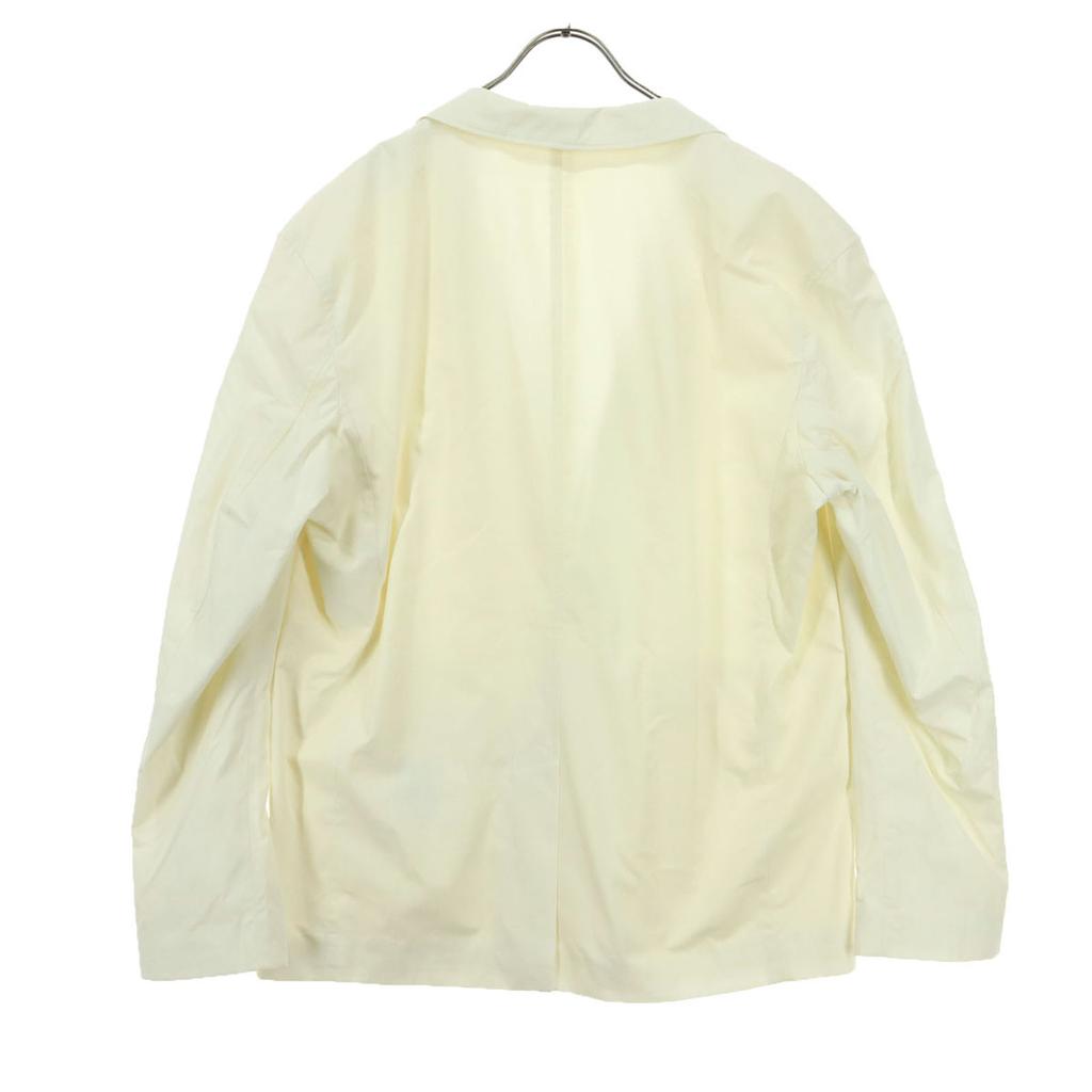 Unused ZARA Cotton Long Sleeve Thin Tailored Jacket 48 White Women Used