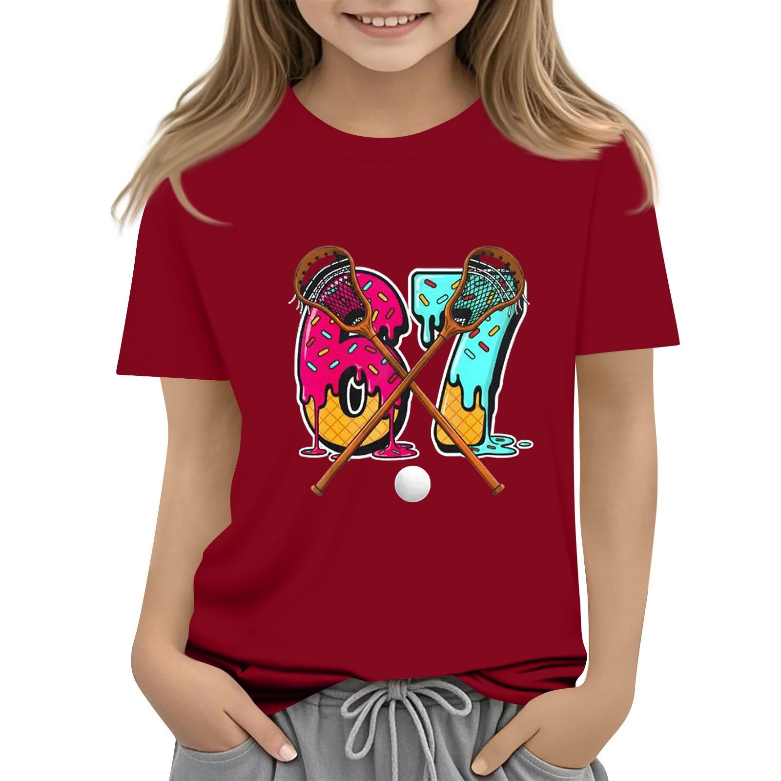 

Футболки для малюків, дівчаток, хлопчиків, дитячі футболки з принтом і короткими рукавами для хлопчиків і дівчаток 160 винний