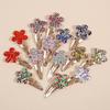 7/14pcs Cute Flower Hair Clips Girls Barrettes Clips Glitter Floral Hair Clip Hairpins Children Kids Women Hair Accessories