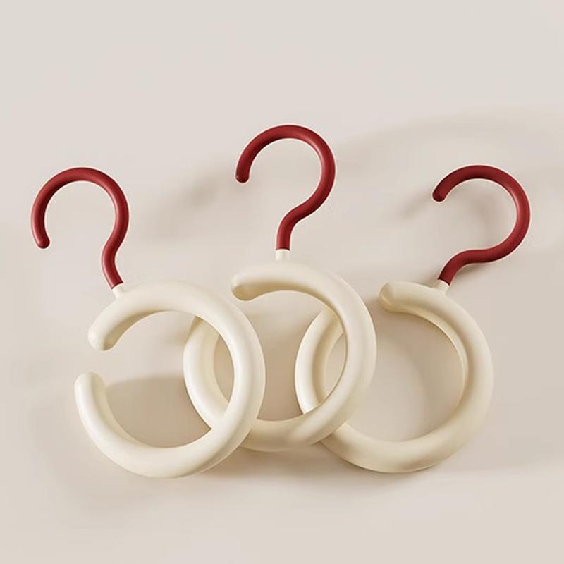 Dopamin Haken Multifunktional Drehbar Nicht Perforiert Schal Hut Tasche Aufhänger Kreisförmiger Schal Ausstellungsständer