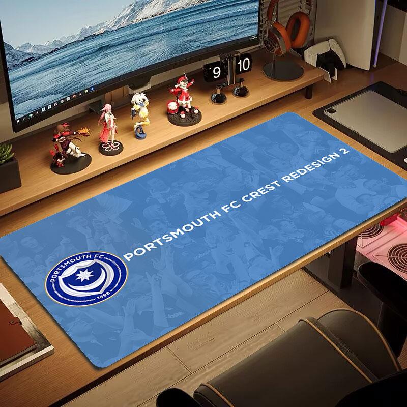 Portsmouth Mouse Pad, Large Gaming Desk Mat, Non-slip XXL Mousepad for Laptop & Tablet, Mini PC Playmat with Stitched Edges