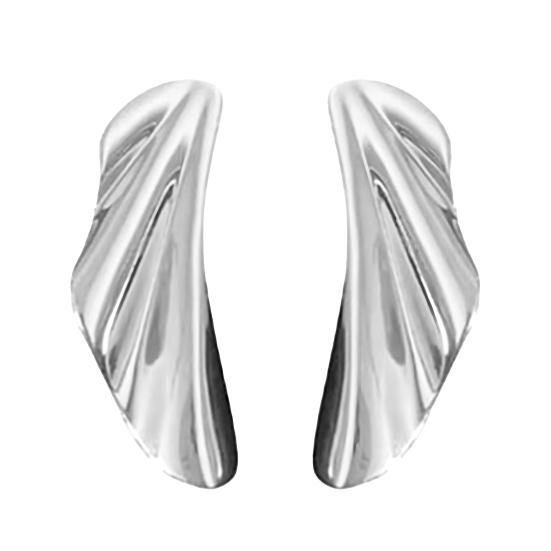 1 Pair Leaf Stud Women Irregular Earrings for Geometric
