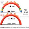Inflatable Double Dragon & Phoenix Rainbow Arch for Events - 8m/10m