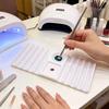 Reusable Nail Art Palette with Brush Holder Nail Arts Pen Holder Color Mixing Tray Display Stand Nails Storage Showing Shelf