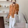 Koreanischer High-End-Strickcardigan mit Reverskragen für Damen, Herbst- und Winter-Neuheit, lockerer und lässiger Pullover-Jacke, vielseitiges Oberteil, Trend