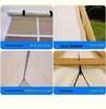 Triangle Log Cabin Style Dining Tent for Outdoor Camping and BBQ