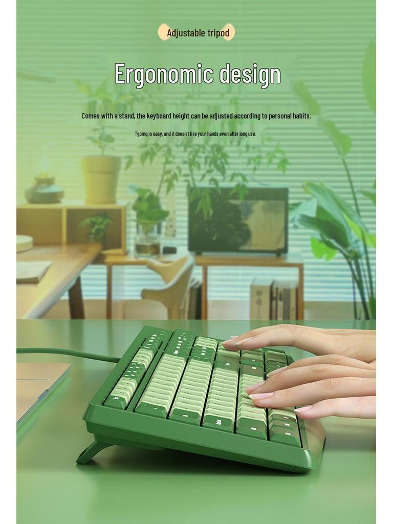 BOW Hangshi K160U Wired USB Universal Keyboard for Laptop & Desktop 