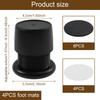 4 Pcs Furniture Riser ABS Anti Slip Sofa Desk Leg Riser 40-63MM Height Adjustable Bed Riser Telescopic Furniture Stand Support