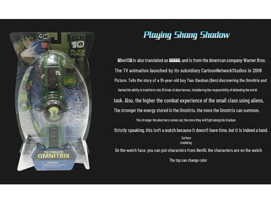 Obránce Země Ben 10 Svítící Zvuková Hračka Hodinky