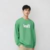 Levis SS23 Letter Logo Bedrucktes Rundhals-Sweatshirt Herren Sweatshirt Grün 38712-0051