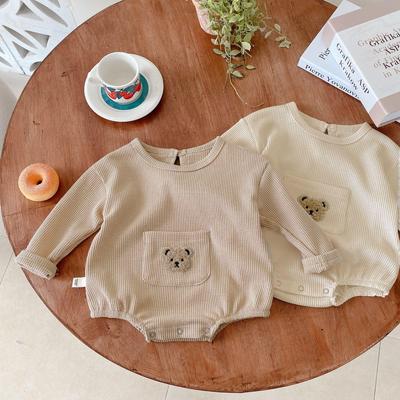 Unisex Long Sleeve Baby Onesie - Newborn Spring/Autumn Triangle Romper