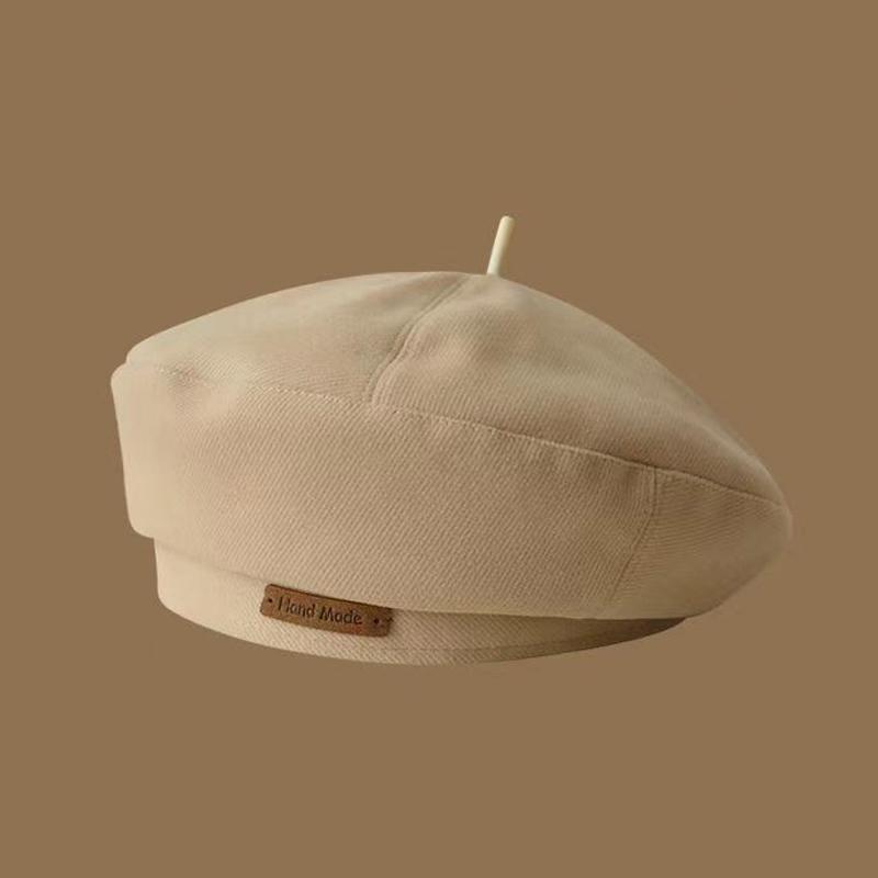 Autumn And Winter New Woolen Fashion British Style Painter Hat Retro Versatile Beret