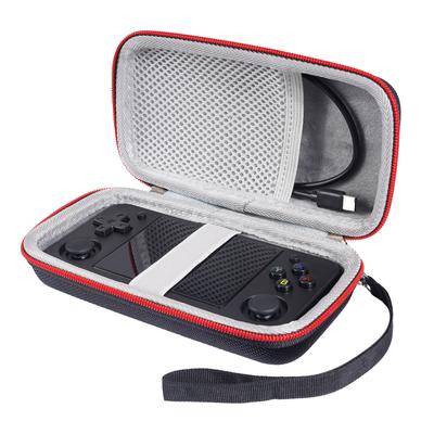 Handbag Splashproof EVA Storage Case for RG353M RG35XX H Storage Bag Shockproof Retro Handheld Game Console Pouch Black