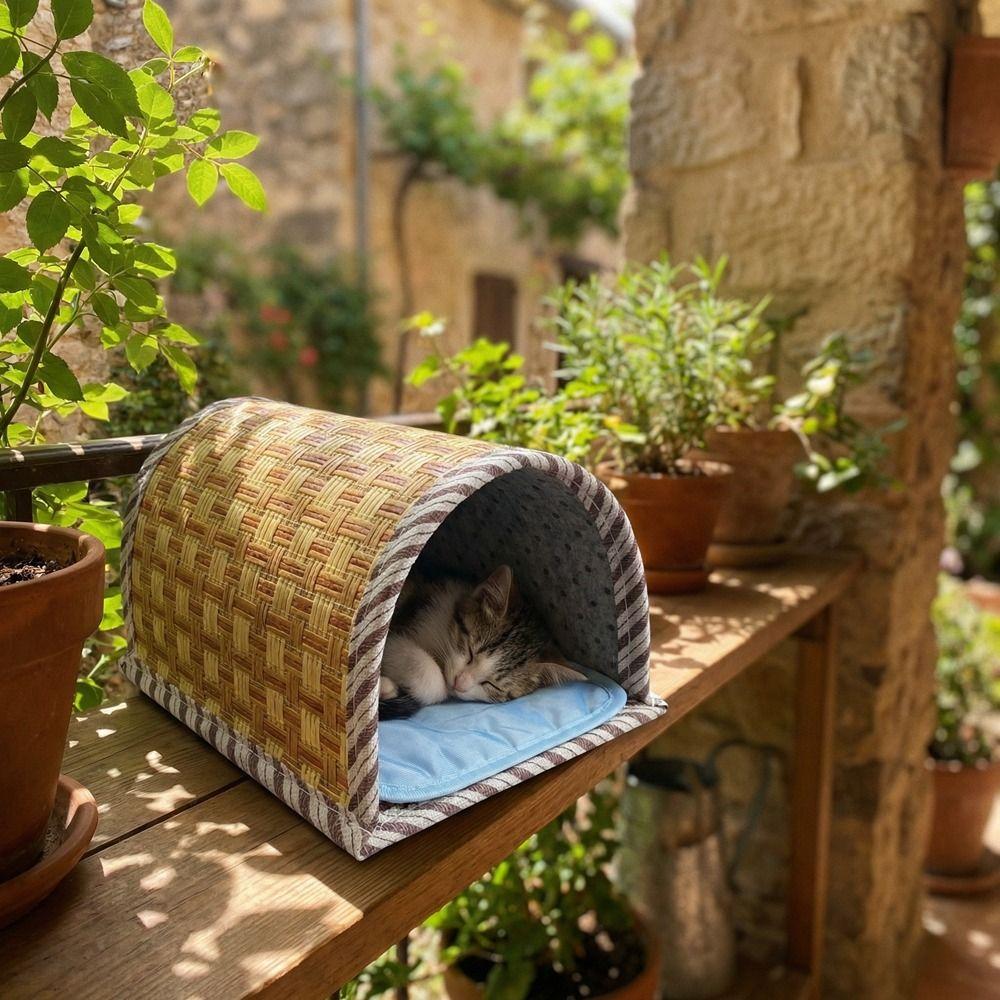 Breathable Pet Cave Nest Scratch Resistant Guinea Pig Tunnel Hamster Rest Shelter  Cage Accessory