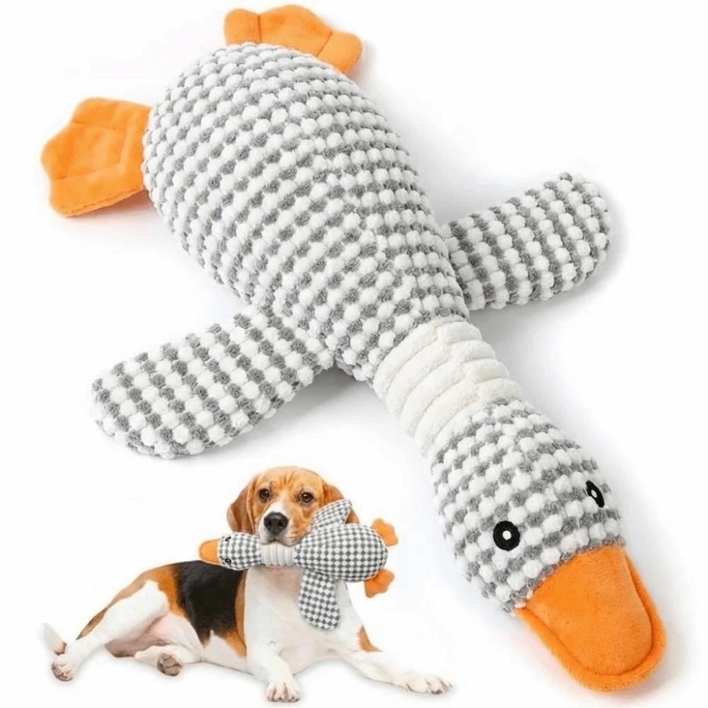 Creative Fun Duck Shape Dog Toy Interactive Teeth Cleaning Puppy Molar Chew Toy Durable Soft Dog Toys Cat