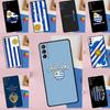 Uruguay Flag Cover For Samsung Galaxy S21 FE S20 FE S22 S23 Ultra Note 20 Note 10 Plus S9 S10 S22 S23 Plus Case