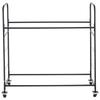 Rolling Tire Storage Rack 2-Shelf Tire Holder Hold up to 12 Standard Tires