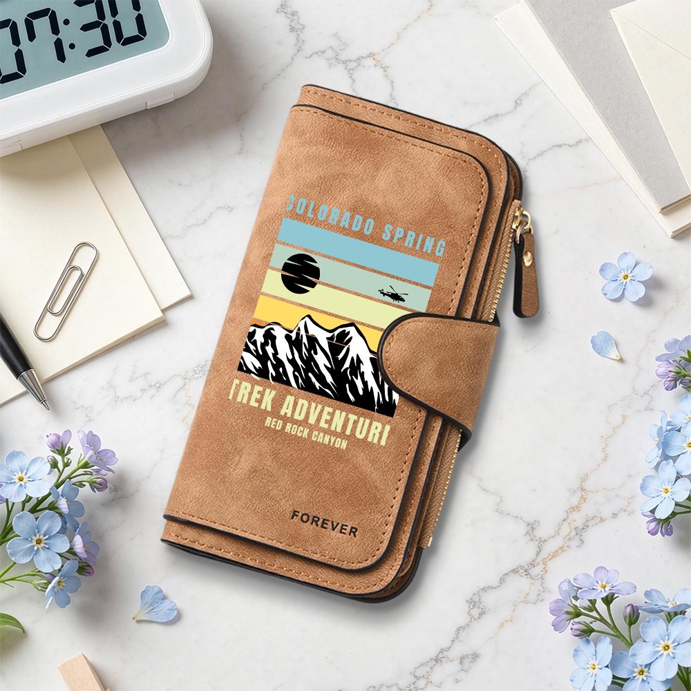 Adventure Style Wallet Colorado Spring Design Multi Card Holder Purse